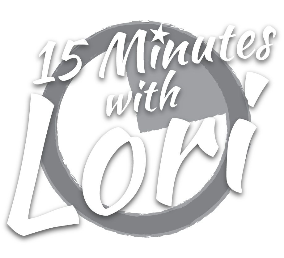 15 Min with Lori - Logo